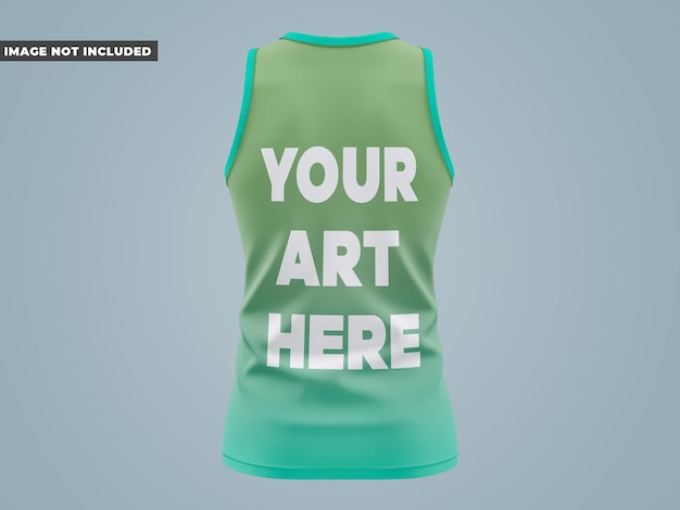 Tanktop mockup achteraanzicht