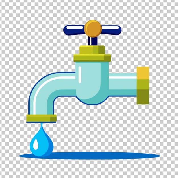 PSD a tap dripping water