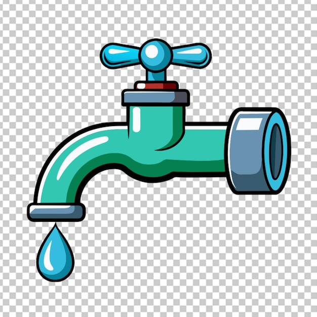 PSD a tap dripping water