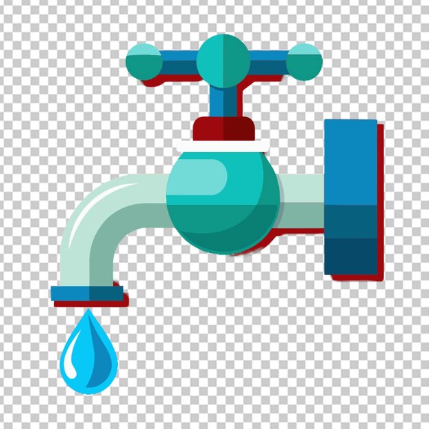 PSD a tap dripping water