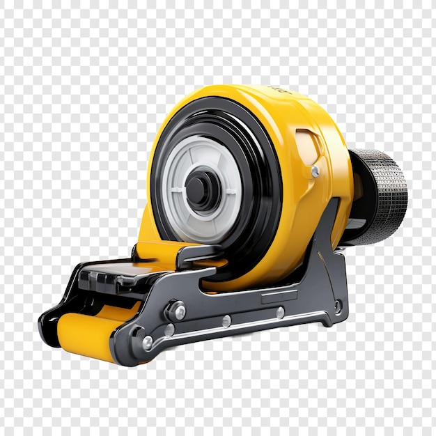 PSD tape dispenser isolated on transparent background