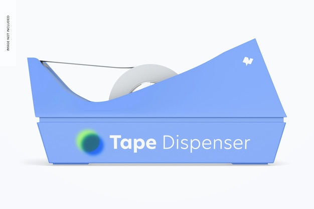 Tape Dispenser Mockup, Front View