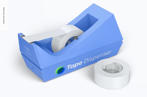 Tape dispenser mockup, right view