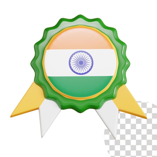 Tape india 3d illustratie