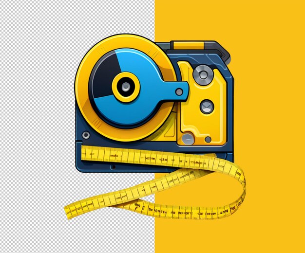 PSD tape measurement trans print background designs and icon