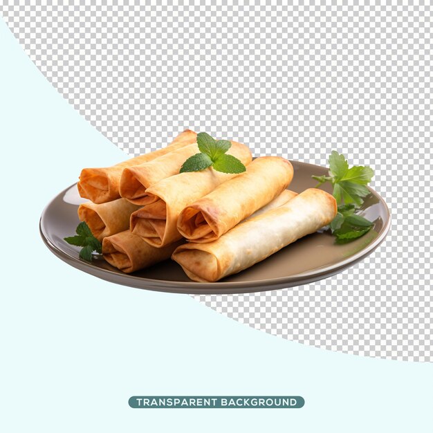 PSD taquitos on plate mexican food