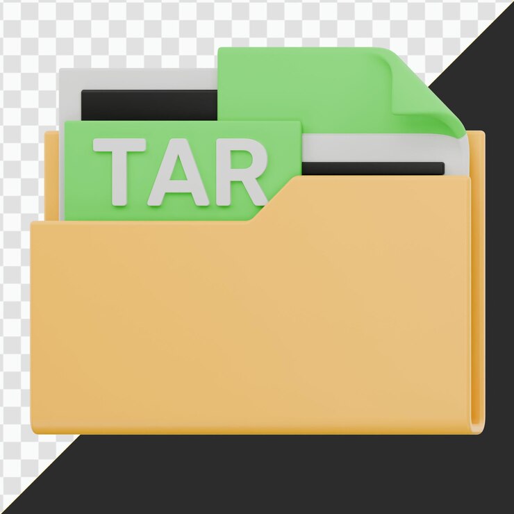 PSD tar archive file folder