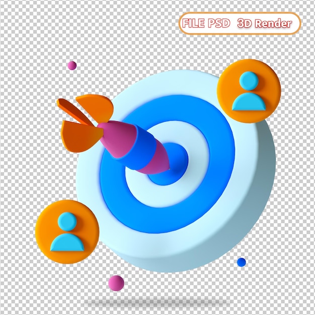 PSD target user icon