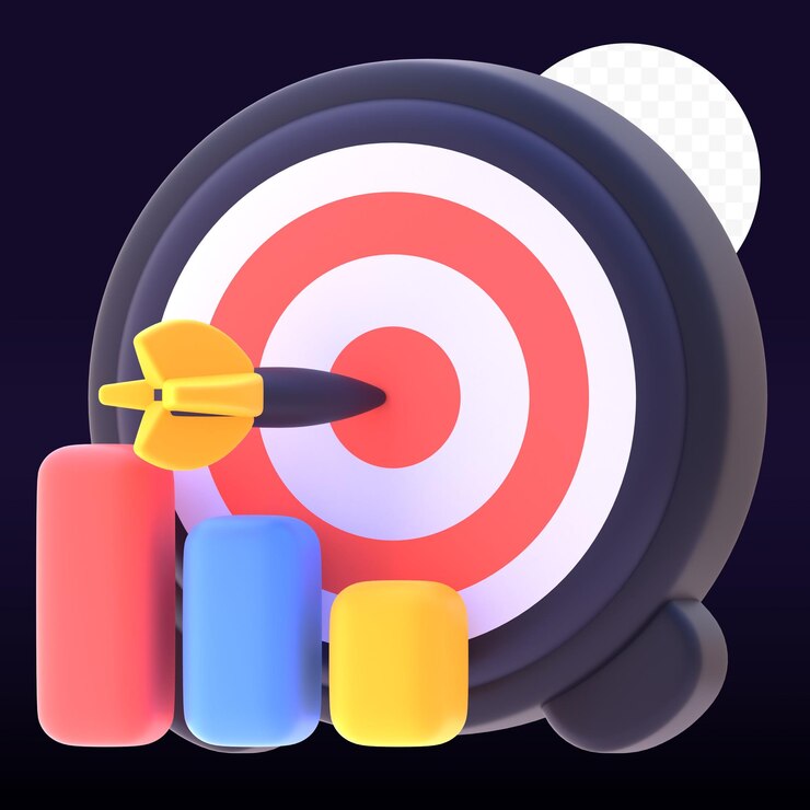 PSD targeting in 3d render for graphic asset web presentation or other