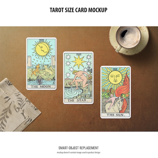Tarot kaart mockup