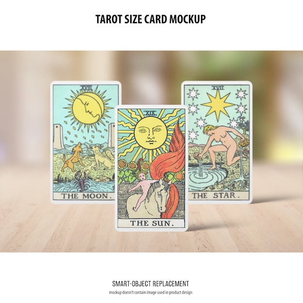 Tarot kaart mockup