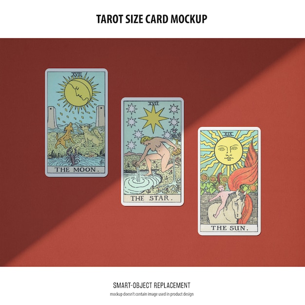 Tarot kaart mockup