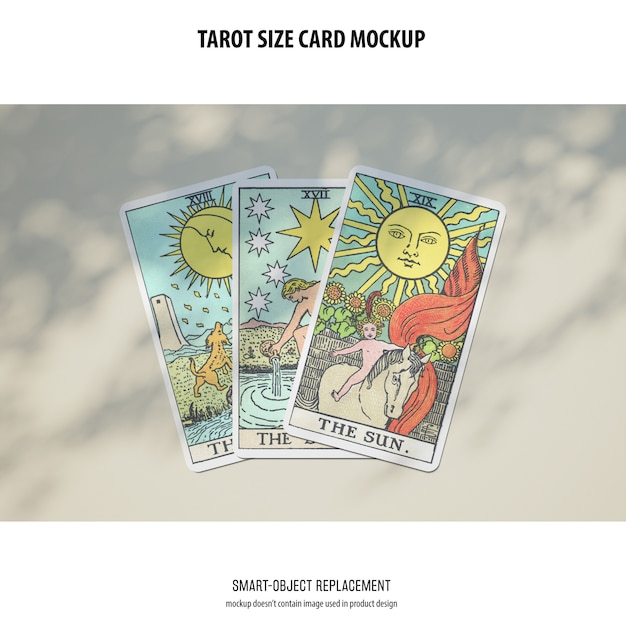 Tarotkaart mockup