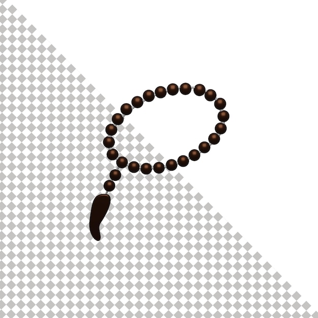 PSD tasbih 3d icon