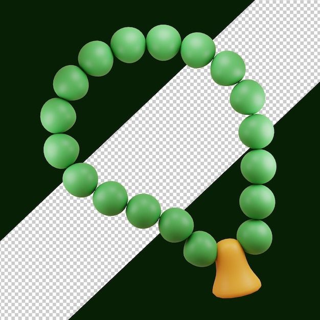 PSD tasbih of rosari 3d-pictogram