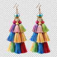 PSD tassel earrings