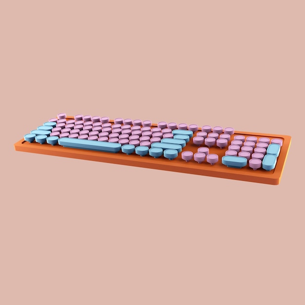tastatur 3d-ikon