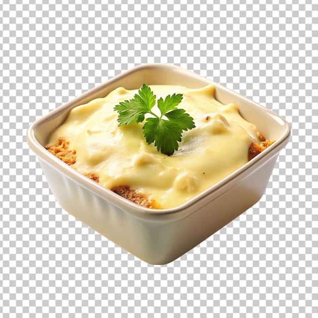 PSD tasty bechame sauce transparent background