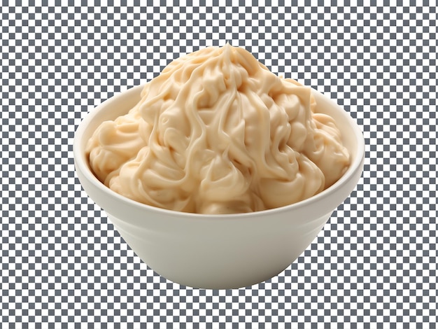 PSD tasty brain dip halloween deset isolated on transparent background