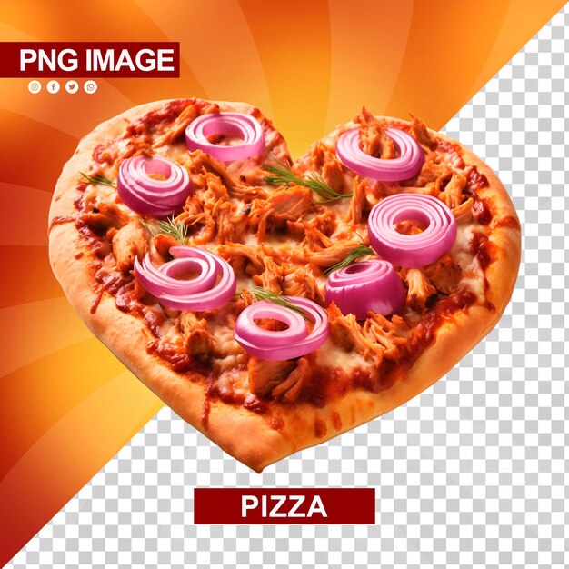 PSD a tasty cheese pizza with delicious combination