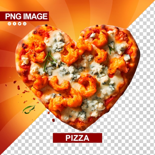 PSD a tasty cheese pizza with delicious combination