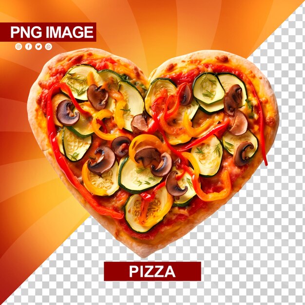 PSD a tasty cheese pizza with delicious combination