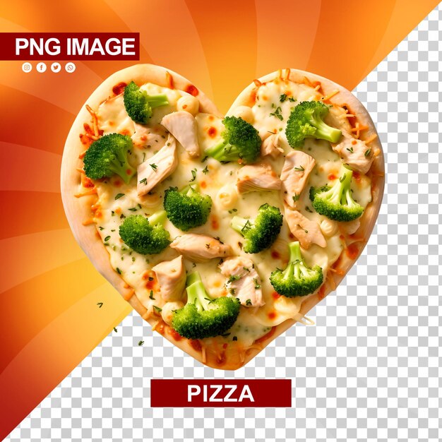 PSD a tasty cheese pizza with delicious combination