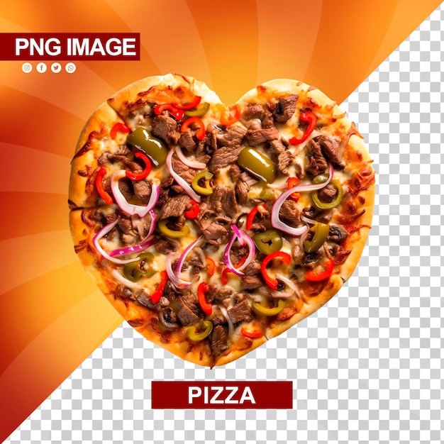 PSD a tasty cheese pizza with delicious combination