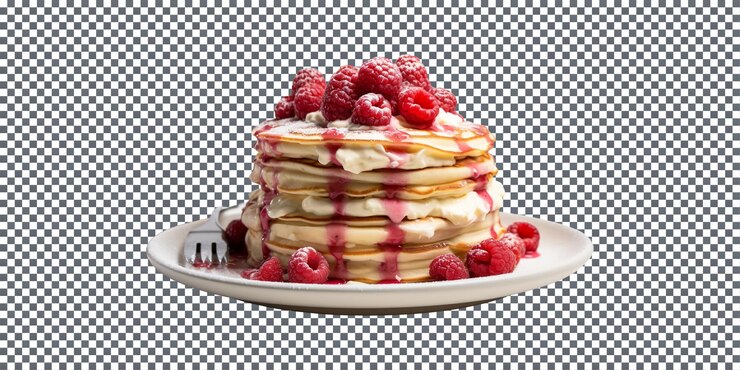 PSD tasty cheesecake stuffed isolated on transparent background