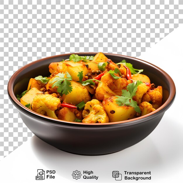 PSD tasty chinese food concept on transparent background