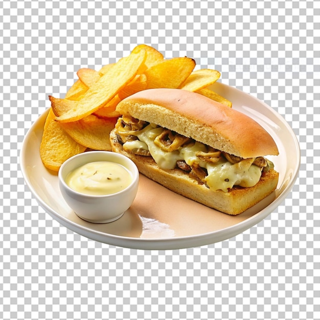 tasty club sandwich isolated on transparent background