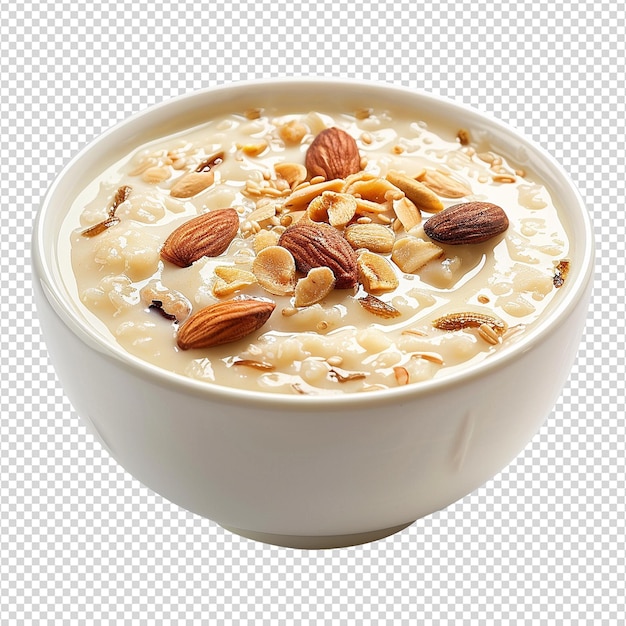 PSD tasty creamy kheer isolated on transparent background png