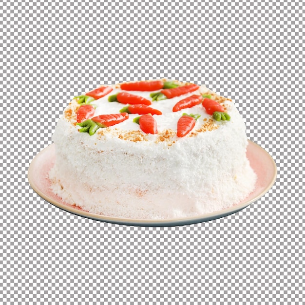 Вкусная и вкусная еда концепция морковный торт