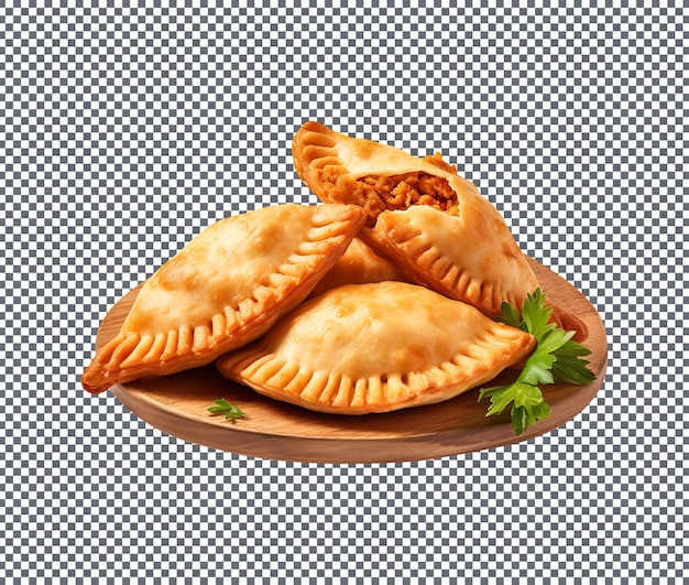 PSD tasty empanada handheld pastries isolated on a transparent background