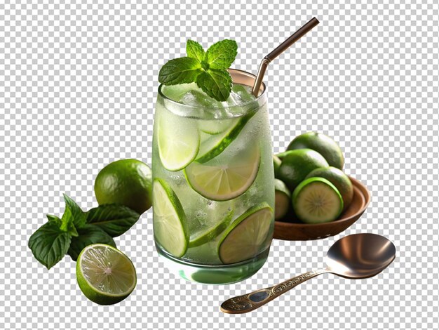 PSD tasty lemonade glass