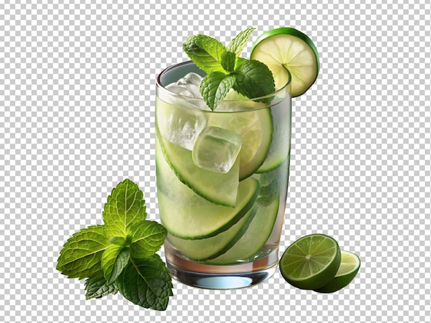 PSD tasty lemonade glass