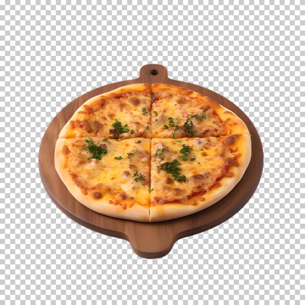 PSD tasty pizza isolated on transparent background