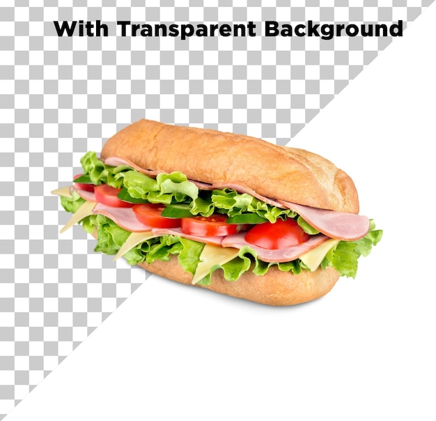 Tasty Sandwich PNG PSDを透明な背景で表示する