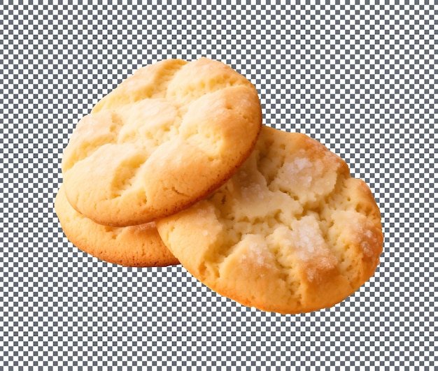 tasty shortbreads cookies isolated transparent background