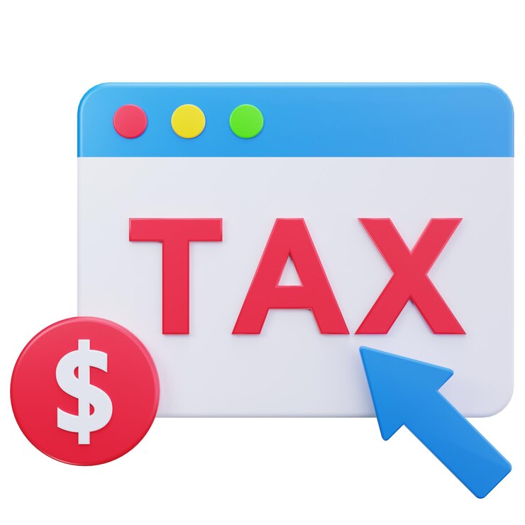 PSD tax calculation concept online bill payment and financial compliance