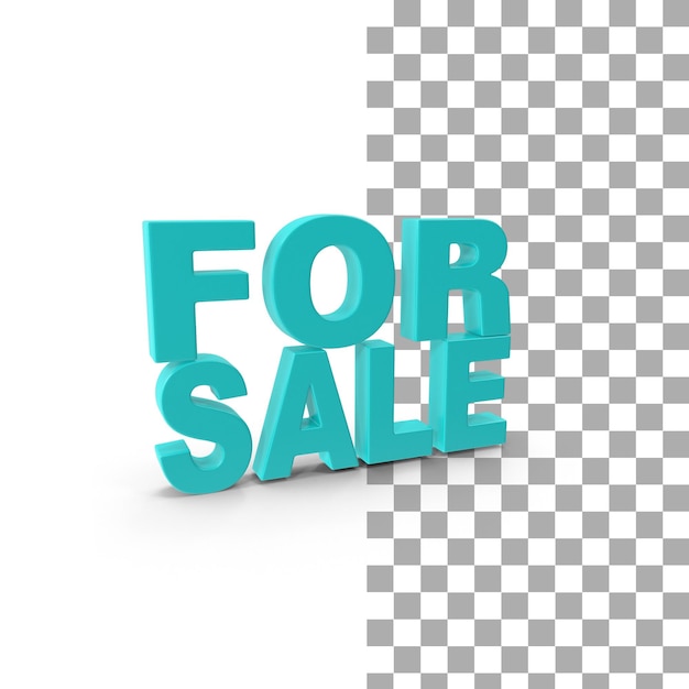 Te koop 3d render premium psd