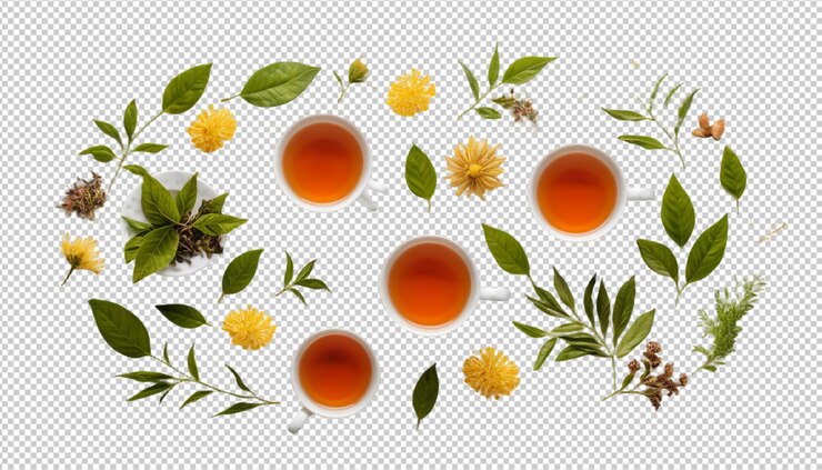 PSD 紅茶藝術 png