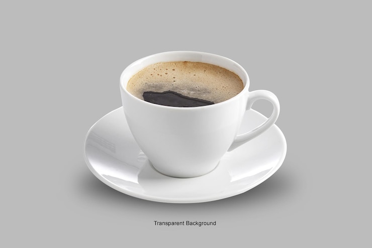 PSD tea cup beeldbestand en achtergrond verwijder