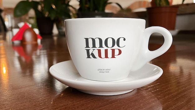 PSD modello psd mockup di tazza di tè