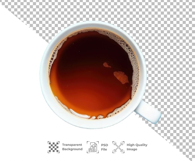 PSD tea drink isolated