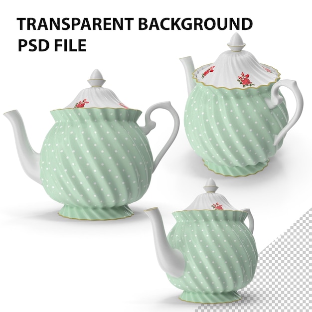 PSD tea pot png