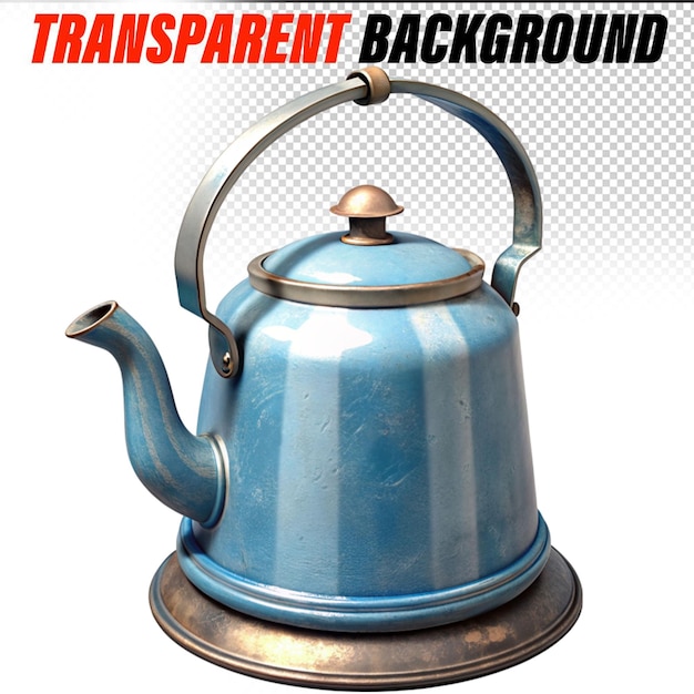 PSD tea pot