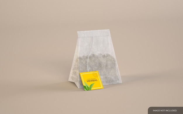 Tea sachet bag mocku