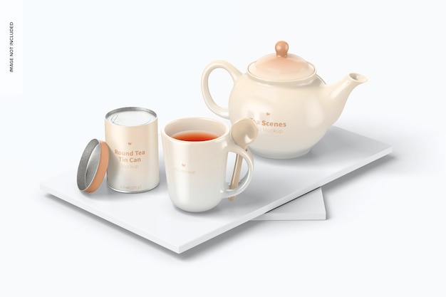 Tea Scene Mockup