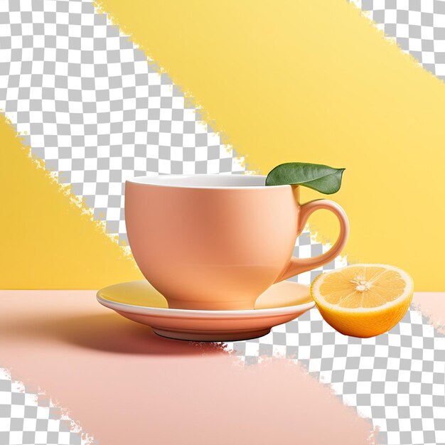 PSD tea with lemon